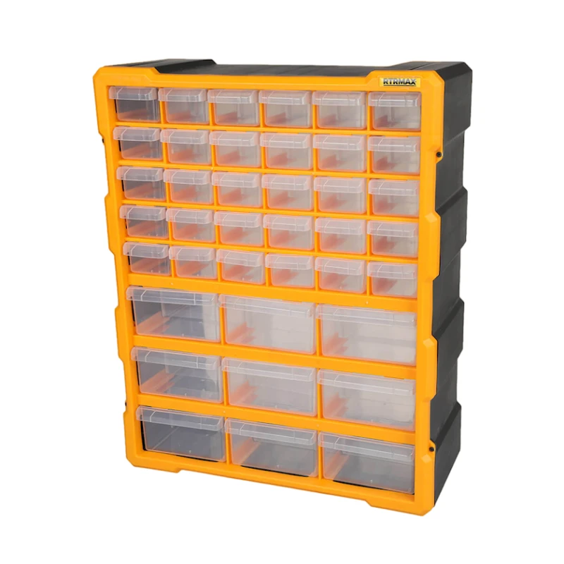 Ящик с органайзером Rtrmax RCA6001, 475x381x157 мм, пластик, желтый/черный