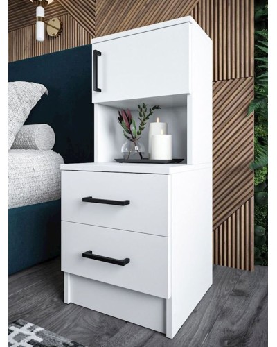 Tumba 35x36.3x83 sm, LDSP, Ağ