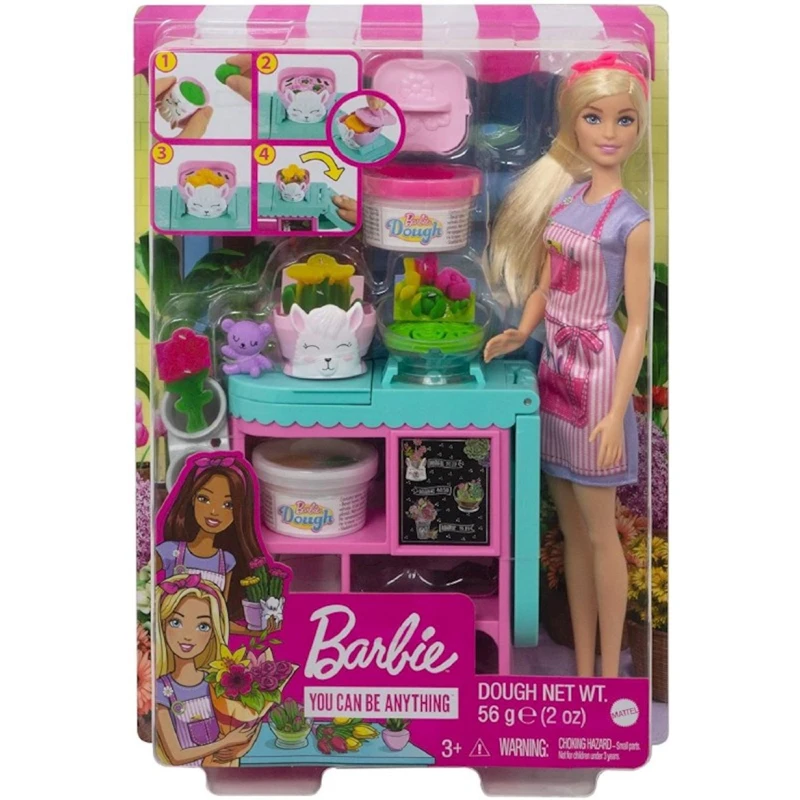 Игровой набор Barbie Florist Doll and Playset GTN58, 3+ лет