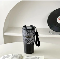 Термокружка гусиные лапки, черная 0,6 л RU100126535