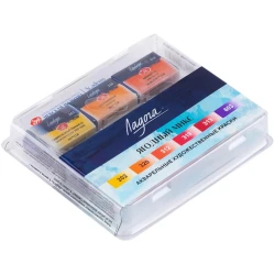 Набор акварельных красок Ладога Ягодный микс, 6 шт, 2.5 мл, разноцветный