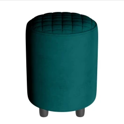 Пуфик 58, ткань, зеленый, 40x35x35 см