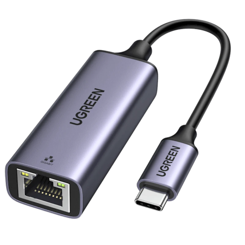 Сетевой адаптер Ugreen USB-C to Ethernet Gigabit (50737)