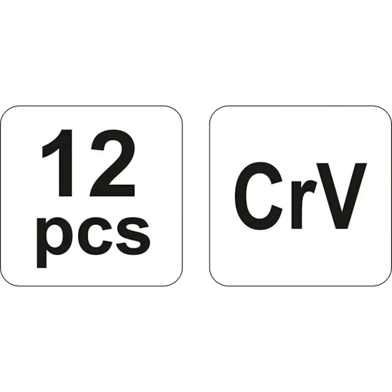 Набор зубил, кернеров и выколоток Yato YT-4714, 12 шт Набор зубил, кернеров и выколоток Yato YT-4714, 12 шт