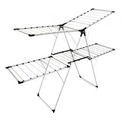 Paltar üçün quruducu Perilla Twingo Lux, alüminium/plastik, boz/qara