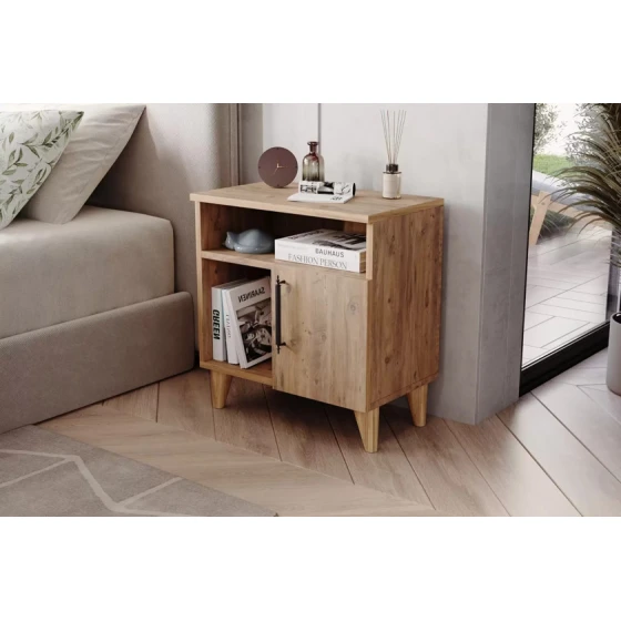 Тумба Art Mebel Art_tumba_45, ламинат, вотан, 60x60x30 см Тумба Art Mebel Art_tumba_45, ламинат, вотан, 60x60x30 см