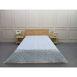 Yay yorğanı Pima Cotton, ikitərəfli, pambıq, mavi, 200x220 sm