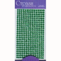 Yapışqan daşlar Rosa Talent, yaşıl, 5 mm, 375 əd