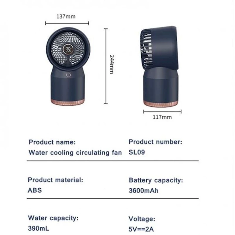 Mini-ventilyator EB 666 White