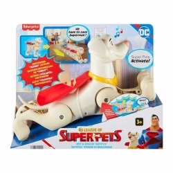Набор фигурок Fisher-Price DC League of Superpets Rev and Rescue Krypto