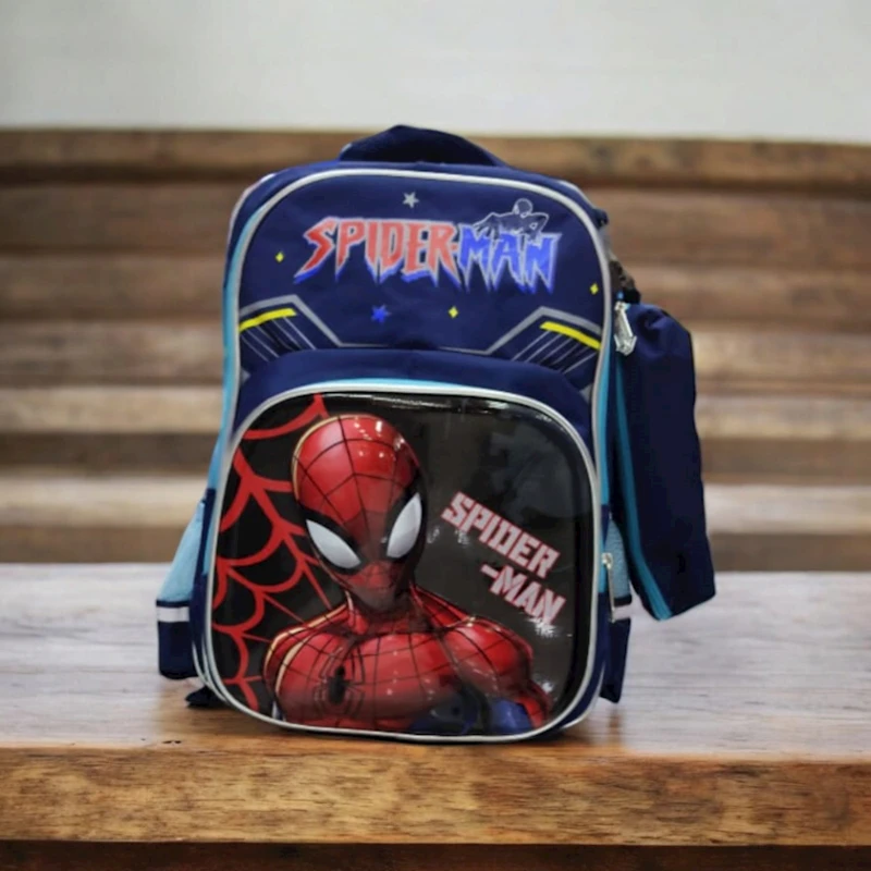 Məktəbli bel çantası UU-SS-012, poliester, göy, 30x35 sm Məktəbli bel çantası UU-SS-012, poliester, göy, 30x35 sm