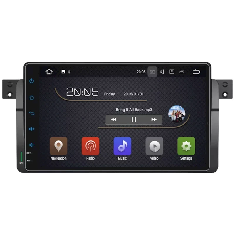 Avtomobil monitoru NAVO BMW E46 üçün