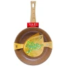 Сковородка Vari Сила природы SPBR31126, алюминий, коричневая, 26 см