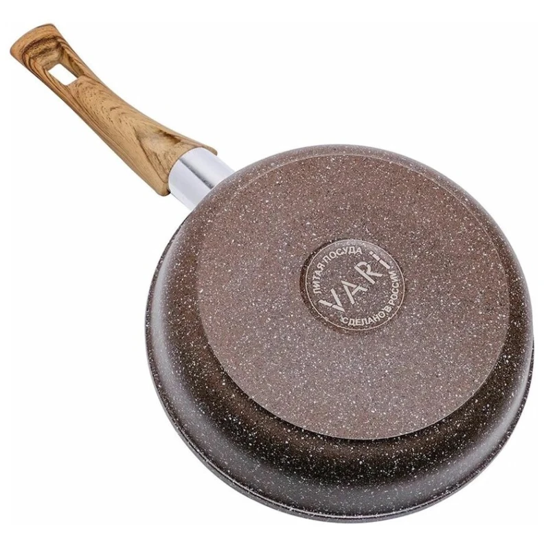 Сковородка Vari Сила природы SPBR31126, алюминий, коричневая, 26 см