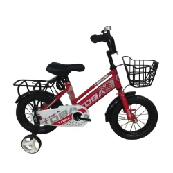 Детский велосипед vld801, черный/красный