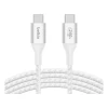 Кабель Belkin BoostCharge USB-C to USB-C, 1м, белый (CAB015BT1MWH) Кабель Belkin BoostCharge USB-C to USB-C, 1м, белый (CAB015BT1MWH)