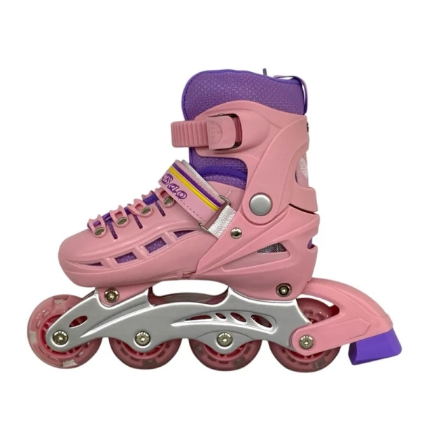 Роликовые коньки для детей WS 1688, розовый, размер M