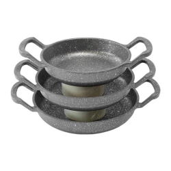 Набор сковородок Canali, гранит, серый, 16/18/20 см, 3 шт Набор сковородок Canali, гранит, серый, 16/18/20 см, 3 шт