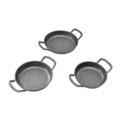 Набор сковородок Canali, гранит, серый, 16/18/20 см, 3 шт Набор сковородок Canali, гранит, серый, 16/18/20 см, 3 шт