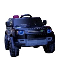 Uşaqlar üçün elektrik avtomobil Defender, 2-8 yaş, qara