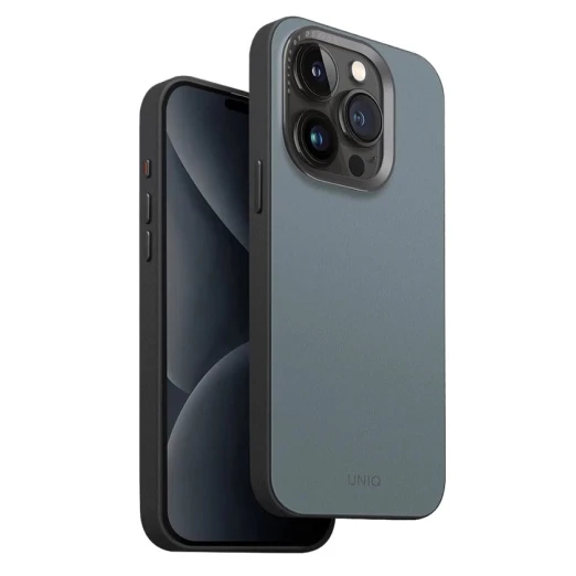 Чехол Uniq MagSafe Lyden DS для Apple iPhone 15 Pro Washed Blue/Black - IP6.1P(2023)