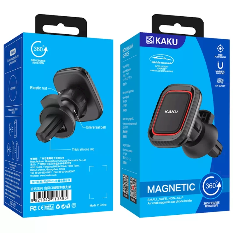 Автомобильный держатель для телефона Kaku KSC-337A Black Автомобильный держатель для телефона Kaku KSC-337A Black