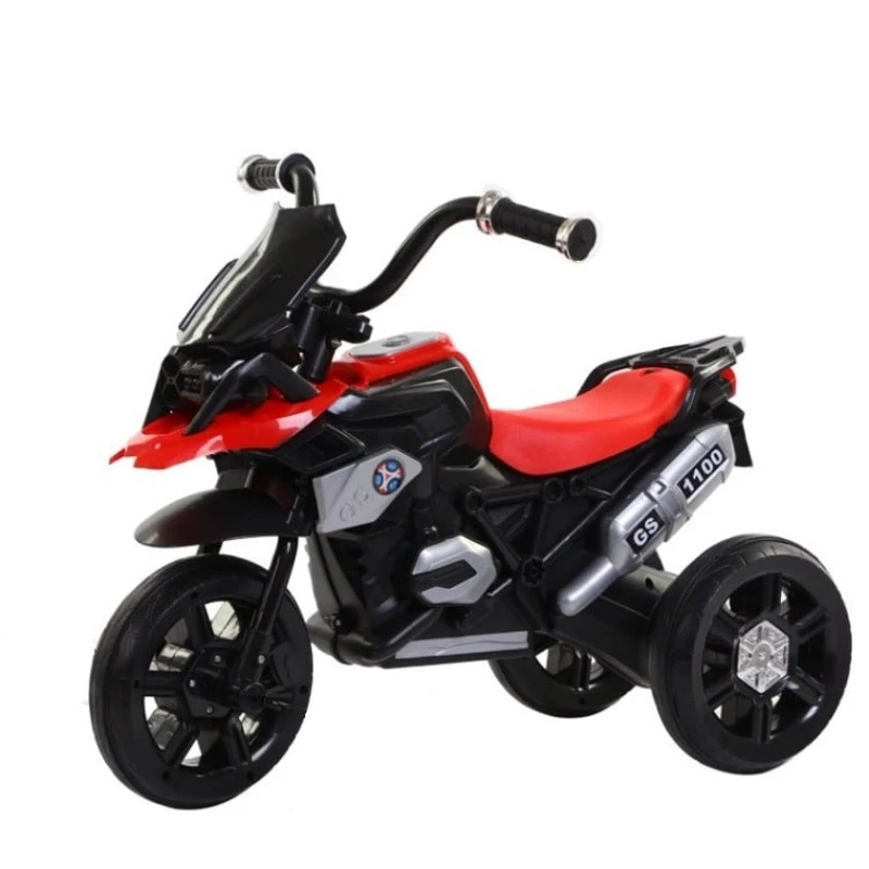 Uşaq elektrik motosikli ST-011, 70x40x55 sm, 3-6 yaş, qırmızı