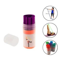 Эластичная лента для художественной гимнастики Ebru Şallı 1642/2, в коробке, ПВХ, 15x150 см, фиолетовая Эластичная лента для художественной гимнастики Ebru Şallı 1642/2, в коробке, ПВХ, 15x150 см, фиолетовая