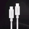 Кабель Kakusiga KSC-302 USB Type-C to USB Type-C, 1 м, White