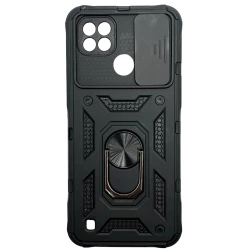 Çexol Robot Realme C21 üçün, qara