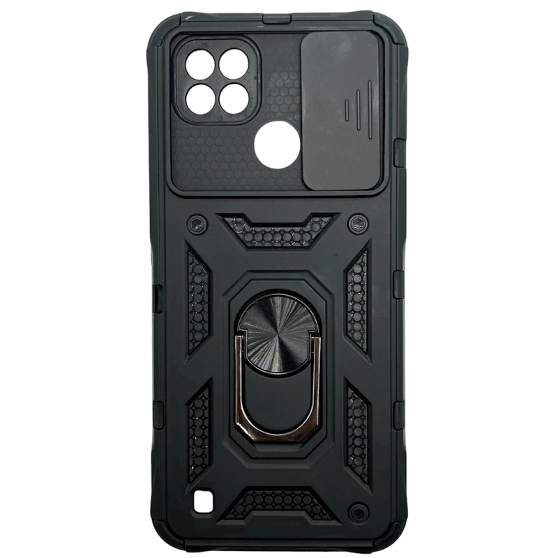 Çexol Robot Realme C21 üçün, qara