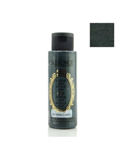 Akril boya-metallik Cadence Extreme Light Metallic 6207 Emerald Green 70 ml