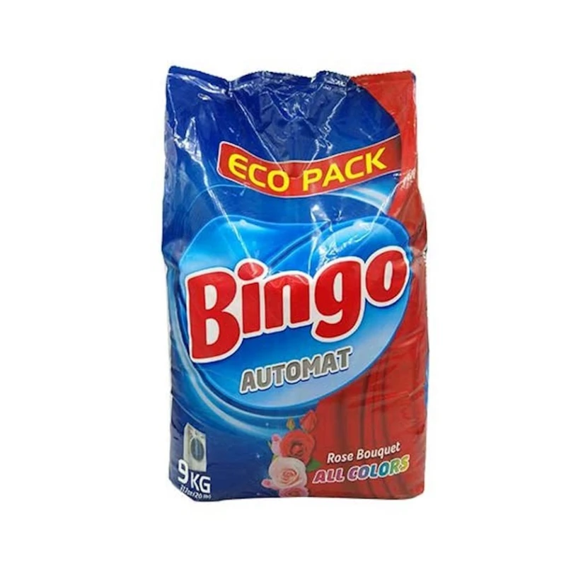 Стиральный порошок Bingo Rose, для любого белья, автомат, аромат розы, 9 кг, 99 стирок