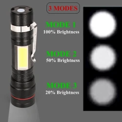 Ручной фонарь Care 4 Small Sun Zoom ZY-520, 1000 лм, алюминий, 190 г, черный Ручной фонарь Care 4 Small Sun Zoom ZY-520, 1000 лм, алюминий, 190 г, черный