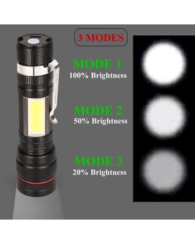 Əl fənəri Care 4 Small Sun Zoom ZY-520, 1000 lm, alüminium, 190 q, qara