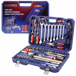 Набор инструментов Yataforce YF-4782-5, 78 предметов, 1/4 Набор инструментов Yataforce YF-4782-5, 78 предметов, 1/4