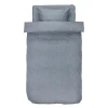 Комплект постельного белья JYSK Gerd, пододеяльник 140x200 см, простыня 150x250 см, наволочка 50x70 см, полутораспальный, сатин, синий