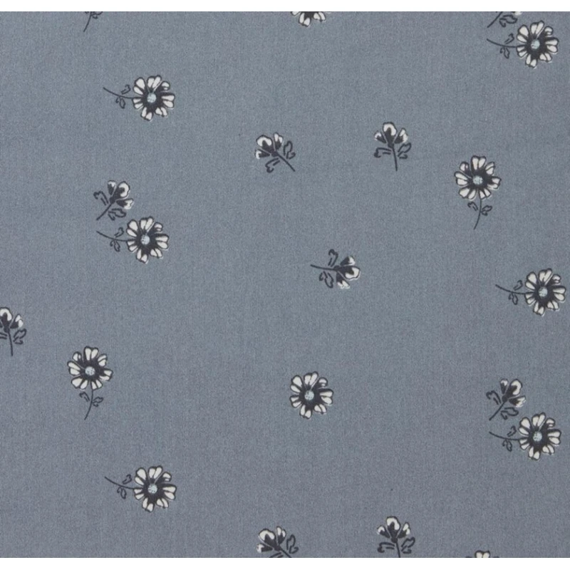 Комплект постельного белья JYSK Gerd, пододеяльник 140x200 см, простыня 150x250 см, наволочка 50x70 см, полутораспальный, сатин, синий