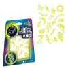 Набор детских татуировок Clementoni Crazy Chic Glow In The Dark Tattoo, 1 лист