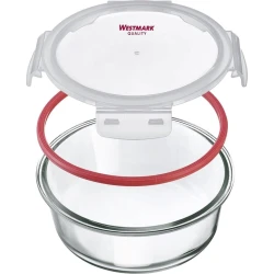 Контейнер Westmark, 1300 мл, 20.2х20.2х8.3 см, стекло, прозрачный
