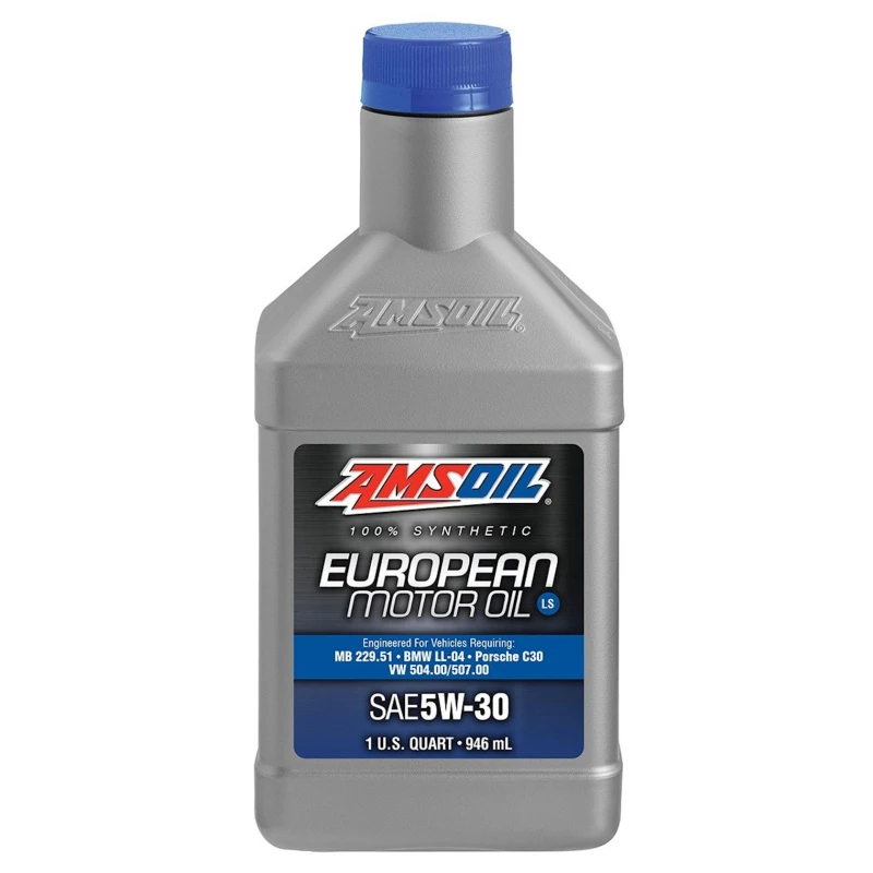 Масло моторное Amsoil European Car Formula Low-SAPS Synthetic Motor Oil 5W-30, 0.946л AELQT