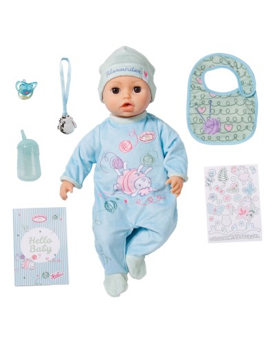 Pups Zapf Creation Baby Annabell Interactive Alexander 706633, 43 sm, 3+ yaş