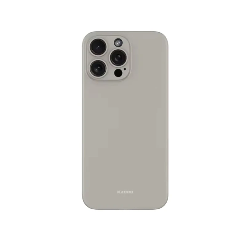 Чехол Kzdoo Air Skin Ultra Slim 0.3 mm для iPhone 15 Pro Natural Titanium