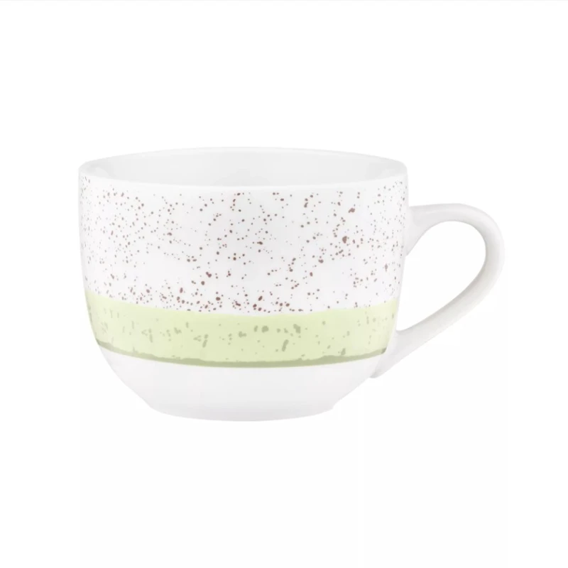 Чашка Ardesto Siena AR2950SWG, фарфор, белая/зеленая, 500 мл Чашка Ardesto Siena AR2950SWG, фарфор, белая/зеленая, 500 мл