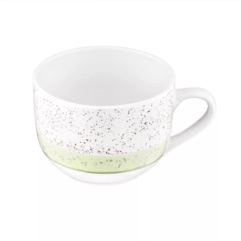 Чашка Ardesto Siena AR2950SWG, фарфор, белая/зеленая, 500 мл Чашка Ardesto Siena AR2950SWG, фарфор, белая/зеленая, 500 мл