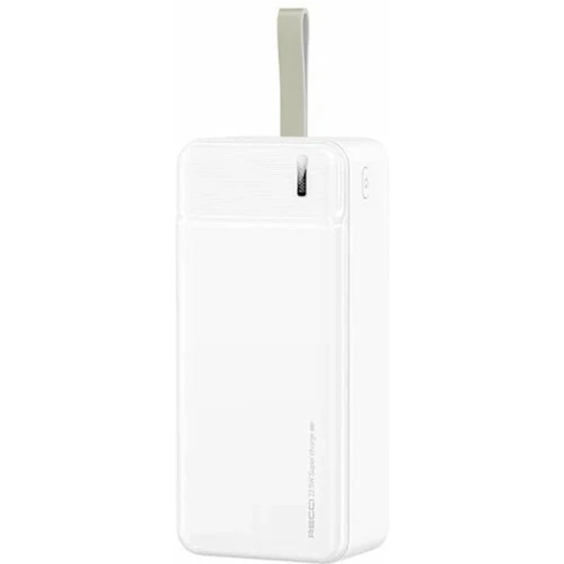 Внешний аккумулятор Recci RPB-P41, 50000 mAh, White Внешний аккумулятор Recci RPB-P41, 50000 mAh, White