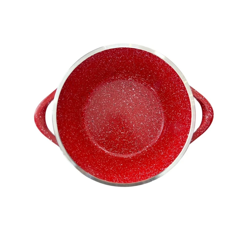 Набор кастрюль Dessini ZGH_00092, гранит, красный, 12 предметов Набор кастрюль Dessini ZGH_00092, гранит, красный, 12 предметов