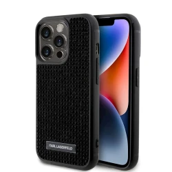 Чехол Green Lion KarlLagerfeld Diamond для Apple iPhone 15 Pro Black