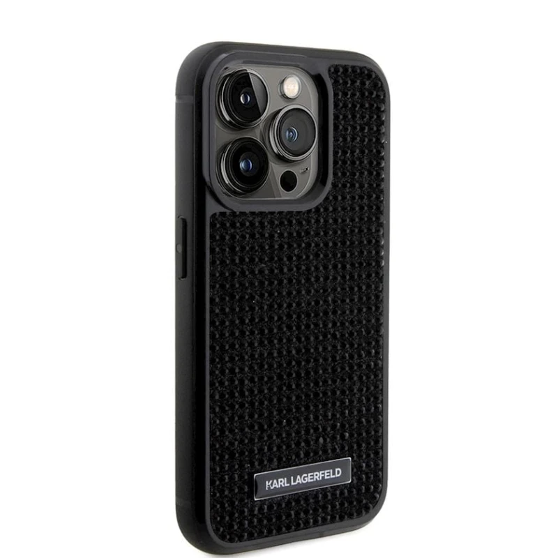 Чехол Green Lion KarlLagerfeld Diamond для Apple iPhone 15 Pro Black