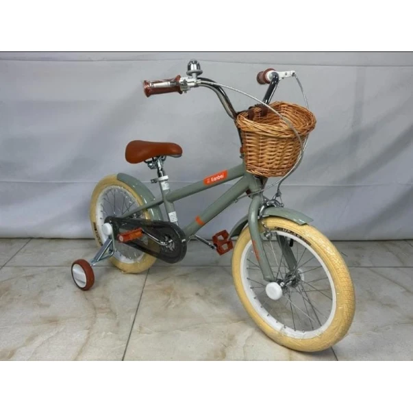 Детский велосипед Kanbei azr359, серо-коричневый, 5-7 лет, 16